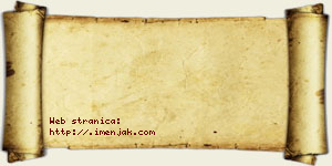 Aćim Džaković vizit kartica